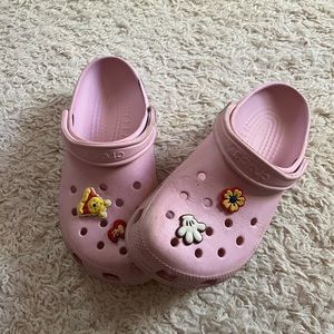 light pink crocs!
